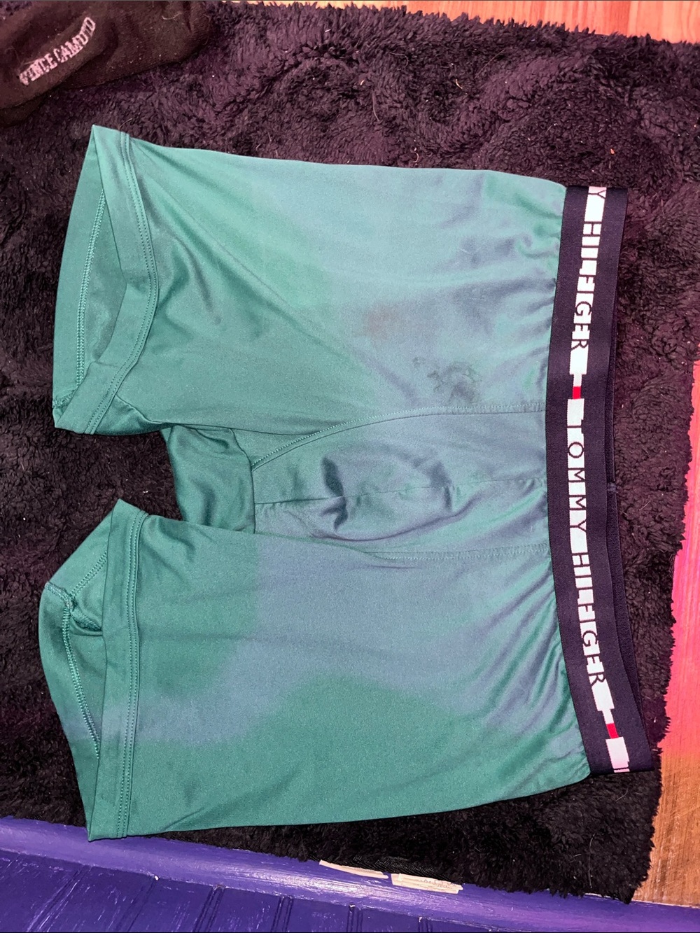 Tommy Hilfiger Green Performance Boxer Briefs with Branded Waistband